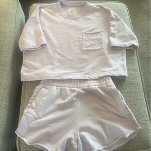 Aerie comfort shorts set